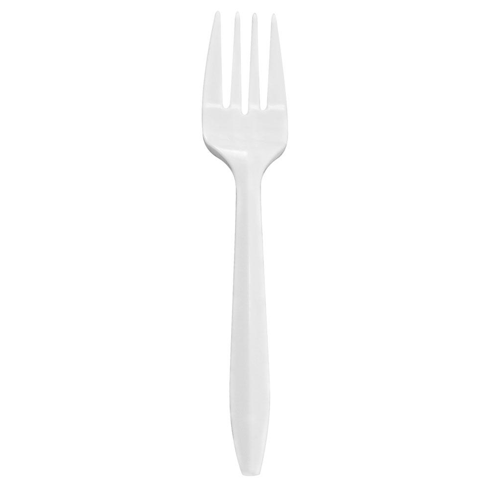 Karat PP Medium Weight Forks Bulk Box - White - 1,000 ct-Utensils-Karat-Restaurant Supply Drop