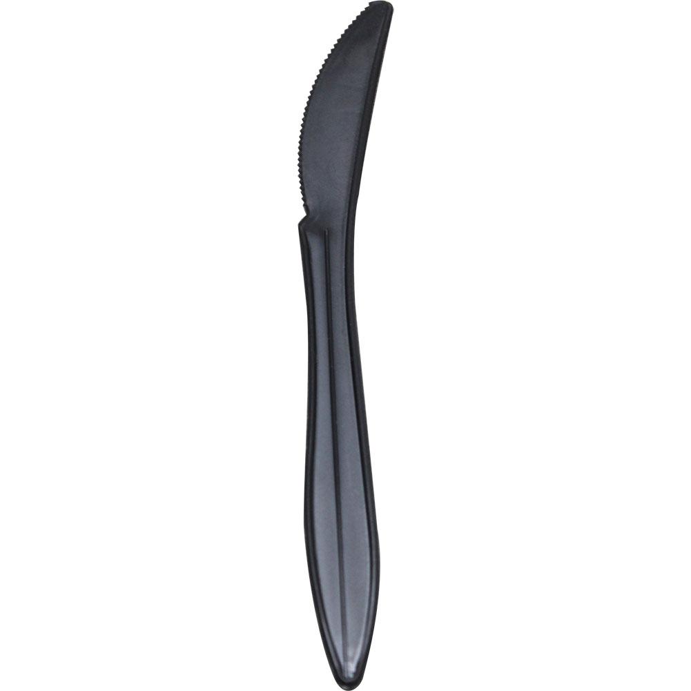 Karat PP Medium Weight Knives Bulk Box - Black - 1,000 ct-Utensils-Karat-Restaurant Supply Drop