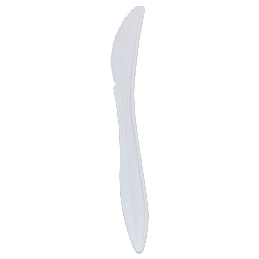 Karat PP Medium Weight Knives - White - 1,000 ct-Utensils-Karat-Restaurant Supply Drop
