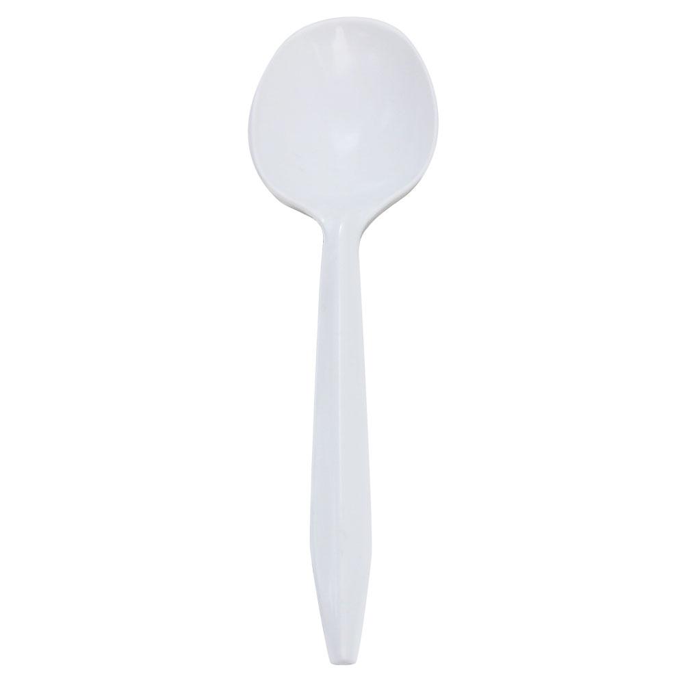 Karat PP Medium Weight Soup Spoons - White - 1,000 ct-Utensils-Karat-Restaurant Supply Drop