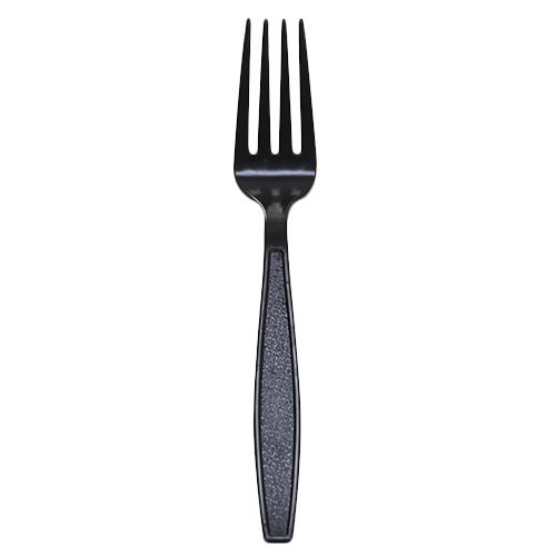 Karat PS Extra Heavy Weight Fork - Black - 1,000 ct-Utensils-Karat-Restaurant Supply Drop