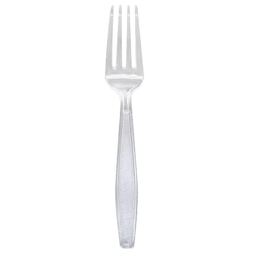Karat PS Extra Heavy Weight Fork - Clear - 1,000 ct-Utensils-Karat-Restaurant Supply Drop