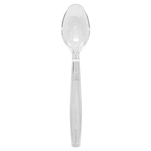 Karat PS Extra Heavy Weight Tea Spoons - Clear - 1,000 ct-Utensils-Karat-Restaurant Supply Drop