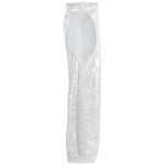 Karat PS Extra Heavy Weight Tea Spoons - White - Wrapped - 1,000 ct-Utensils-Karat-Restaurant Supply Drop