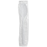 Karat PS Extra Heavy Weight Tea Spoons - White - Wrapped - 1,000 ct-Utensils-Karat-Restaurant Supply Drop