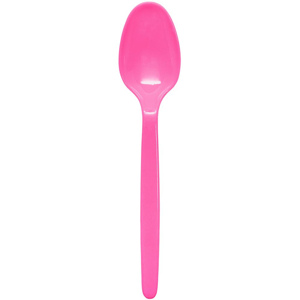 Karat PS Heavy Weight Tea Spoons - Pink - 1,000 ct-Utensils-Karat-Restaurant Supply Drop