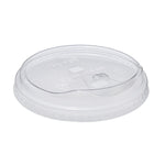 Karat Strawless Sipper lids for 12-24oz PET Plastic cup - 98mm Straw Substitute-Cups & Lids-karat-Restaurant Supply Drop