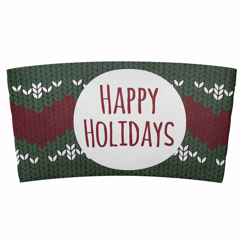 Karat Traditional Cup Jackets - Holiday Sweater - 1,000 ct-Cup Accessories-Karat-Restaurant Supply Drop