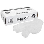 Karat Vinyl Powder-Free Gloves (Clear) - Medium - 1,000 ct-Gloves-Karat-Restaurant Supply Drop