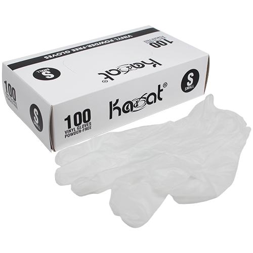 Karat Vinyl Powder-Free Gloves (Clear) - Small - 1,000 ct-Gloves-Karat-Restaurant Supply Drop