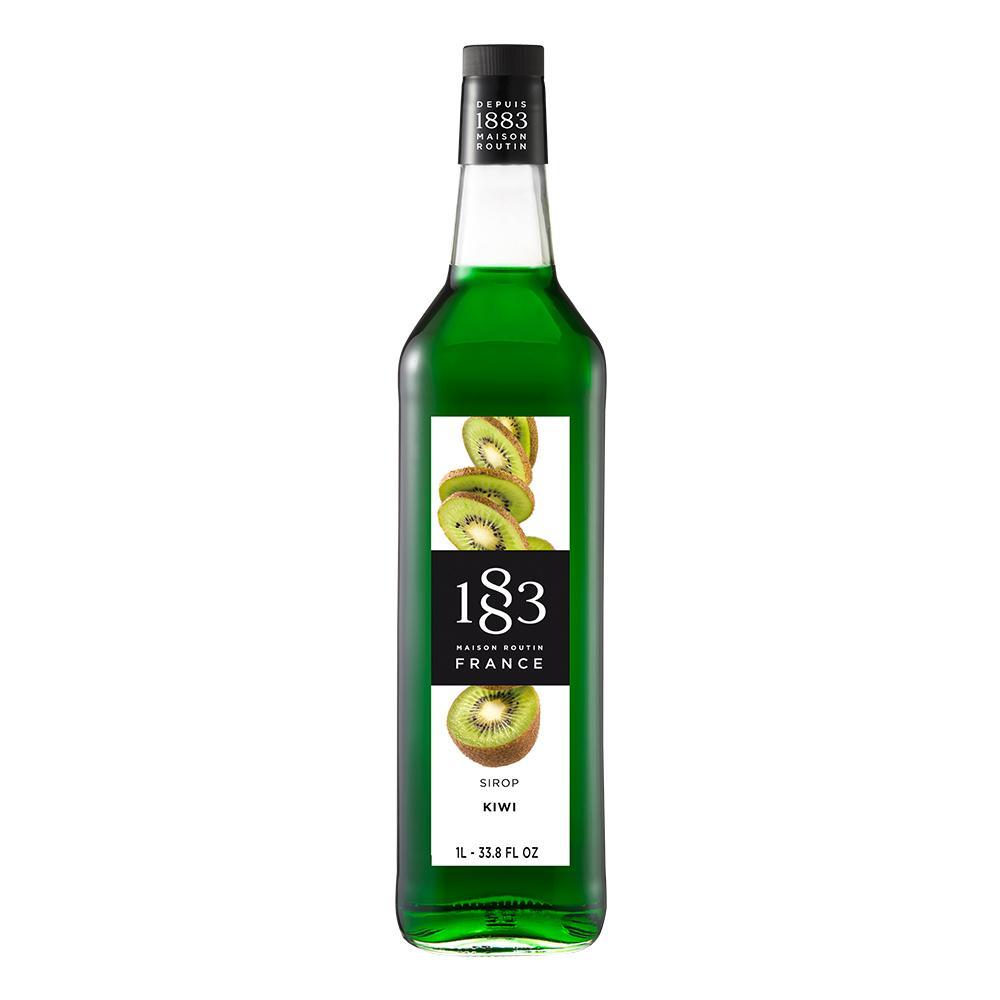 Kiwi Syrup 1883 Maison Routin - 1 Liter Bottle-Syrups-1883 Maison Routin-Restaurant Supply Drop