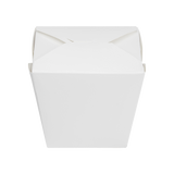 Large Oyster Pails - 32oz Chinese Takeout Containers - Paper Food Pail - White - 450 Count-To-Go Packaging-Karat-Restaurant Supply Drop
