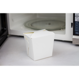 Large Oyster Pails - 32oz Chinese Takeout Containers - Paper Food Pail - White - 450 Count-To-Go Packaging-Karat-Restaurant Supply Drop