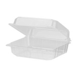 Large PLA Carry Out Containers - 8x8 Compostable Box - Karat Earth-To-Go Packaging-Karat-Restaurant Supply Drop