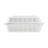 Large White Takeout Boxes - 8"x8" Mineral Filled Hinged Food Containers- Karat Earth 200 ct-To-Go Packaging-Karat-Restaurant Supply Drop