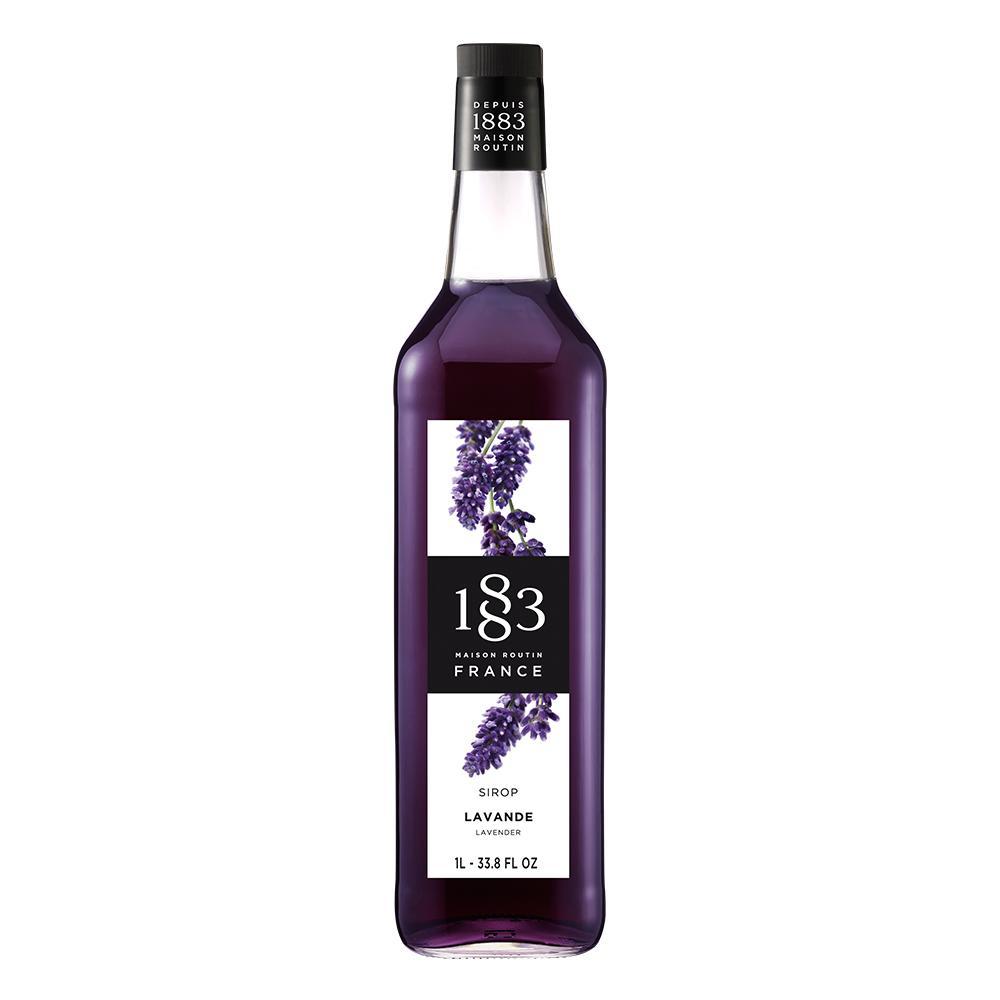 Lavender Syrup 1883 Maison Routin - 1 Liter Bottle-Syrups-1883 Maison Routin-Restaurant Supply Drop