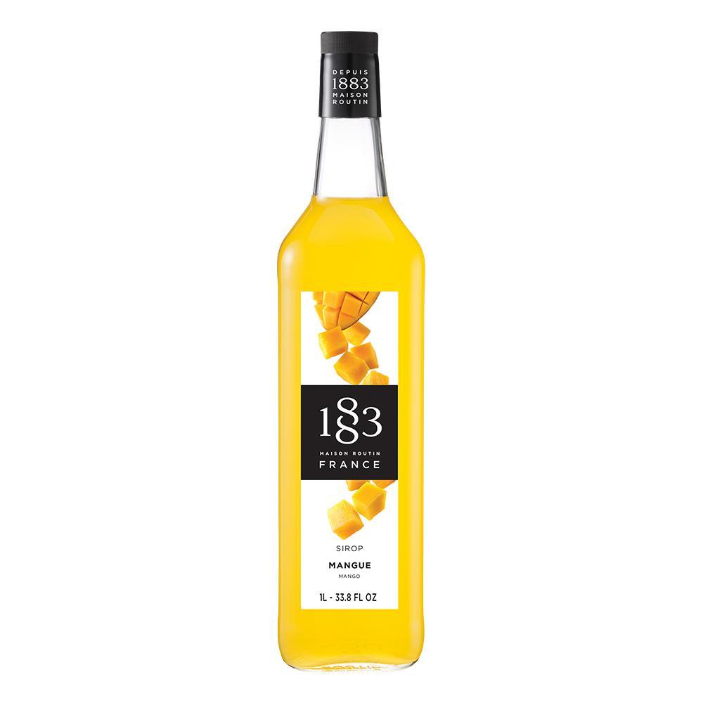 Mango Syrup 1883 Maison Routin - 1 Liter Bottle-Syrups-1883 Maison Routin-Restaurant Supply Drop