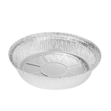 Medium Aluminum Foil Containers - 8" Round - Karat - 500 Containers-To-Go Packaging-Karat-Restaurant Supply Drop
