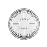 Medium Aluminum Foil Containers - 8" Round - Karat - 500 Containers-To-Go Packaging-Karat-Restaurant Supply Drop