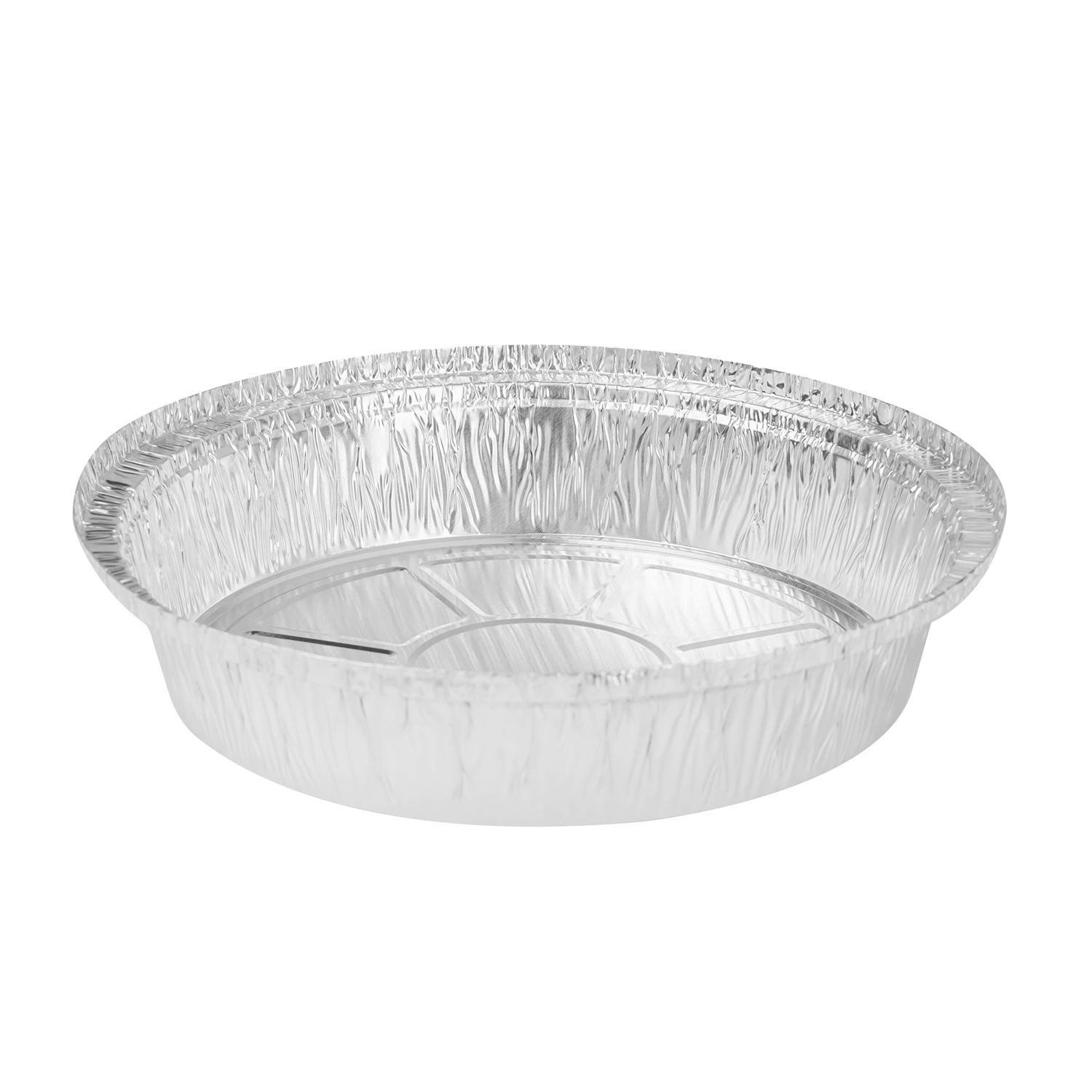 Medium Aluminum Foil Containers - 8" Round - Karat - 500 Containers-To-Go Packaging-Karat-Restaurant Supply Drop