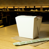 Medium Oyster Pails - 26oz Chinese Takeout Boxes- White - 450 Count-To-Go Packaging-Karat-Restaurant Supply Drop