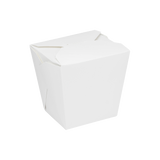 Medium Oyster Pails - 26oz Chinese Takeout Boxes- White - 450 Count-To-Go Packaging-Karat-Restaurant Supply Drop