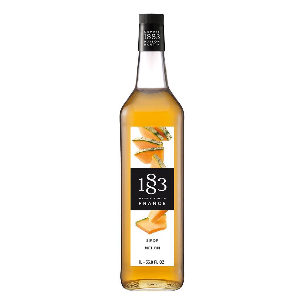 Melon Syrup 1883 Maison Routin - 1 Liter Bottle-Syrups-1883 Maison Routin-Restaurant Supply Drop