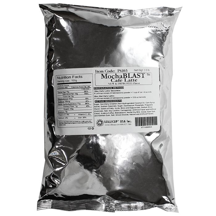 MochaBLAST Cafe Latte Powder (2 lbs)-Powdered Base-Karat-Restaurant Supply Drop