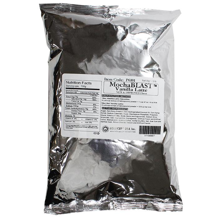 MochaBLAST Vanilla Latte Powder (2 lbs)-Powdered Base-Karat-Restaurant Supply Drop