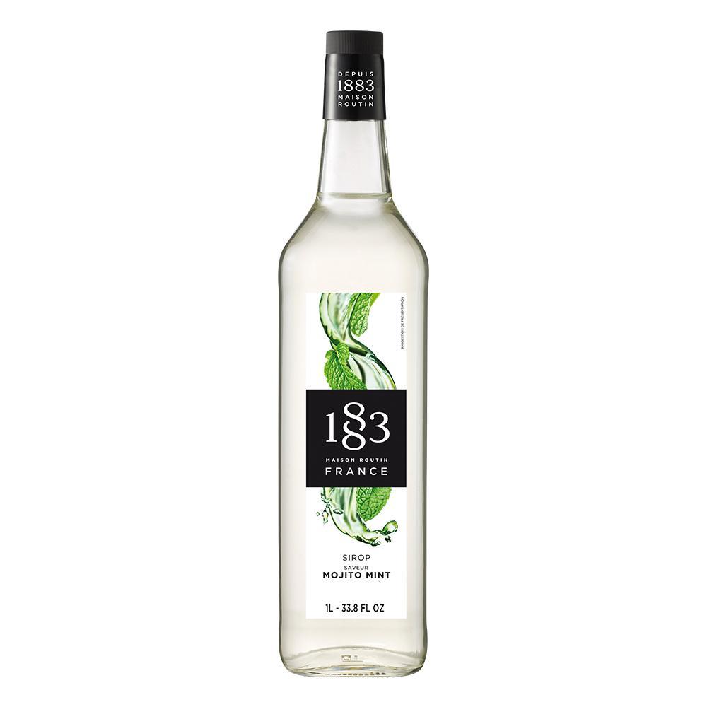 Mojito Mint Syrup 1883 Maison Routin - 1 Liter Bottle-Syrups-1883 Maison Routin-Restaurant Supply Drop