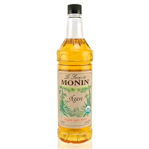 Monin Agave Nectar Organic Sweetener Syrup Bottle - 1 Liter-Syrups-monin-Restaurant Supply Drop