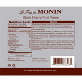 Monin Black Cherry Fruit Pure (1L)-Liquid Base & Purees-monin-Restaurant Supply Drop