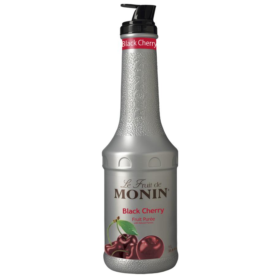 Monin Black Cherry Fruit Pure (1L)-Liquid Base & Purees-monin-Restaurant Supply Drop