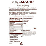 Monin Black Raspberry Syrup Bottle - 1 Liter-Syrups-monin-Restaurant Supply Drop