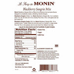 Monin Blackberry Sangria Mix Syrup Bottle - 1 Liter-Syrups-monin-Restaurant Supply Drop