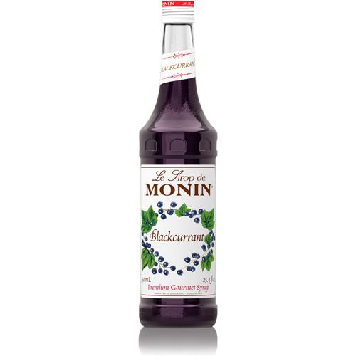 Monin Blackcurrant Syrup Bottle - 750ml-Syrups-monin-Restaurant Supply Drop
