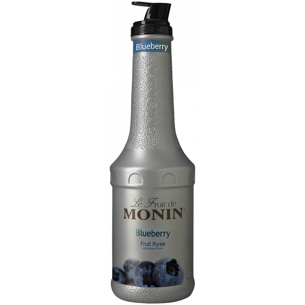 Monin Blueberry Fruit Pure (1L)-Liquid Base & Purees-monin-Restaurant Supply Drop