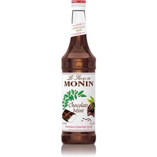 Monin Chocolate Mint Syrup Bottle - 750ml-Syrups-monin-Restaurant Supply Drop