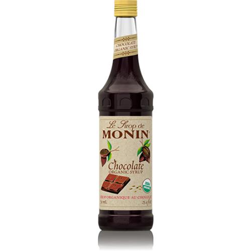 Monin Chocolate Organic Syrup Bottle - 750ml-Syrups-monin-Restaurant Supply Drop