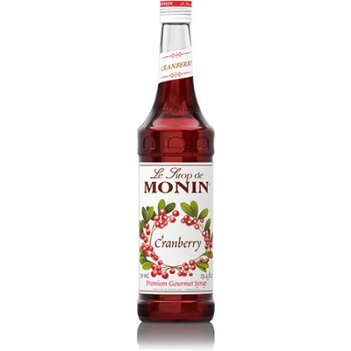 Monin Cranberry Syrup Bottle - 750ml-Syrups-monin-Restaurant Supply Drop