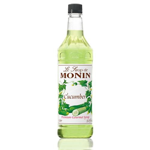 Monin Cucumber Syrup Bottle - 1 Liter-Syrups-monin-Restaurant Supply Drop