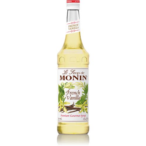 Monin French Vanilla Syrup Bottle - 750ml-Syrups-monin-Restaurant Supply Drop