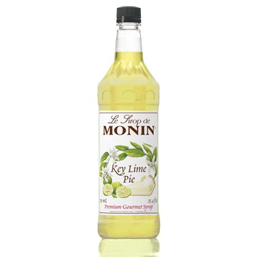 Monin Key Lime Pie Syrup Bottle - 1 Liter-Syrups-monin-Restaurant Supply Drop