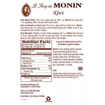 Monin Kiwi Syrup Bottle - 750ml-Syrups-monin-Restaurant Supply Drop