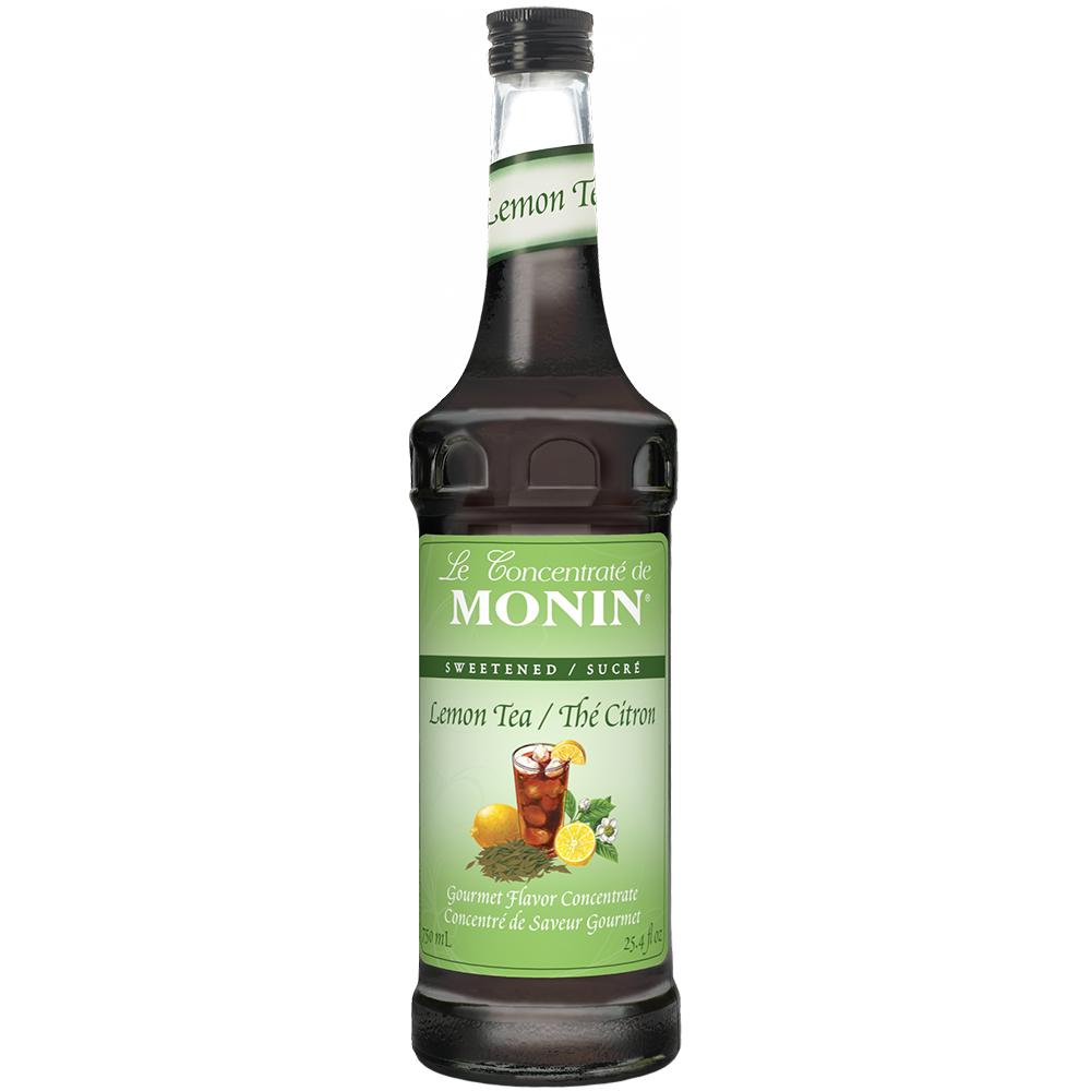 Monin Lemon Tea Concentrate Syrup Bottle - 750ml-Syrups-monin-Restaurant Supply Drop