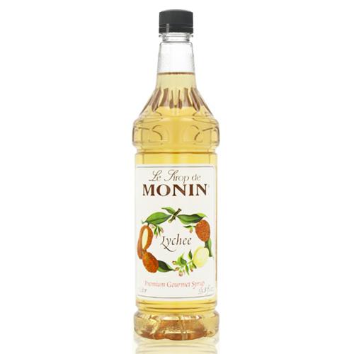 Monin Lychee Syrup Bottle - 1 Liter-Syrups-monin-Restaurant Supply Drop
