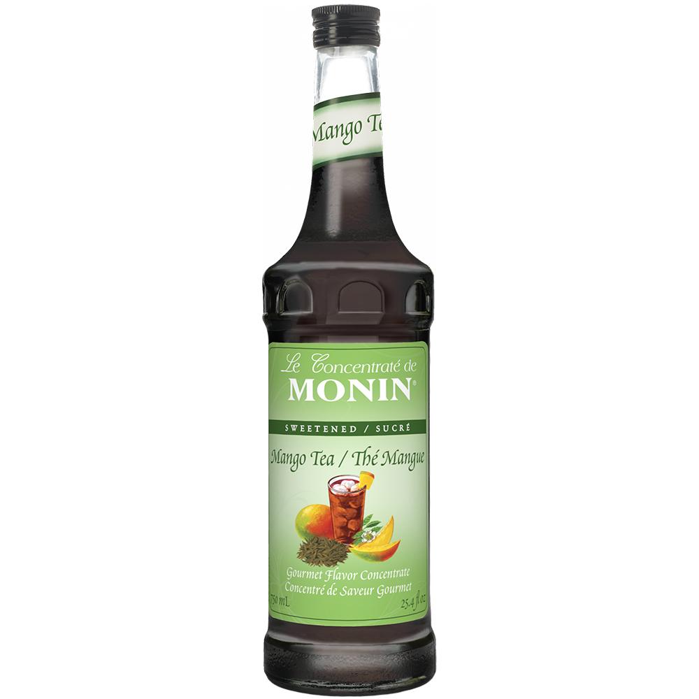 Monin Mango Tea Concentrate Syrup Bottle - 750ml-Syrups-monin-Restaurant Supply Drop