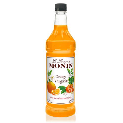 Monin Orange Tangerine Syrup Bottle - 1 Liter-Syrups-monin-Restaurant Supply Drop