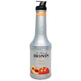 Monin Peach Fruit Pure (1L)-Liquid Base & Purees-monin-Restaurant Supply Drop