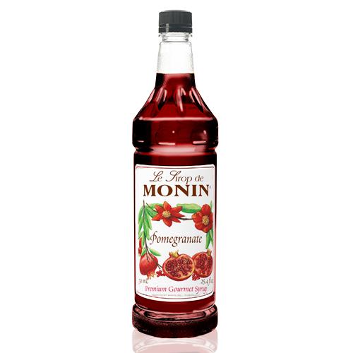 Monin Pomegranate Syrup Bottle - 1 Liter-Syrups-monin-Restaurant Supply Drop